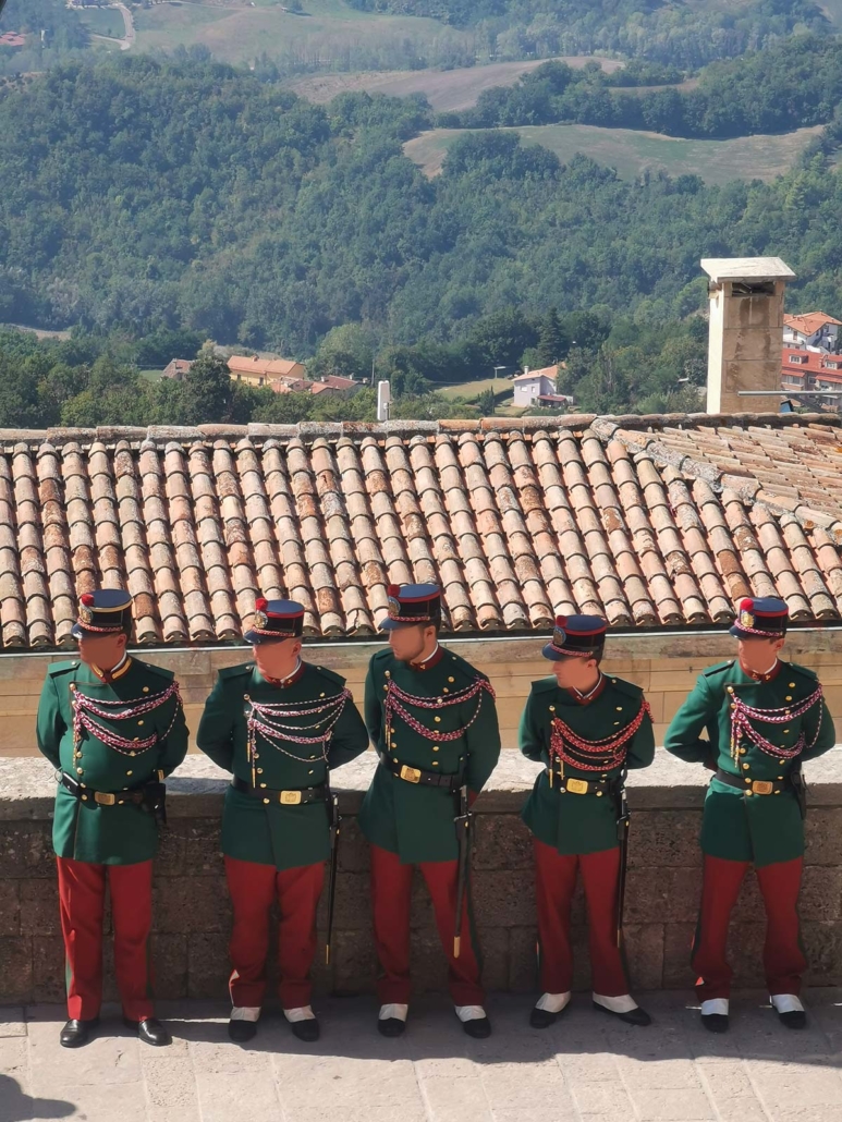 Guardie di Rocca della Repubblica di San Marino in alta uniforme